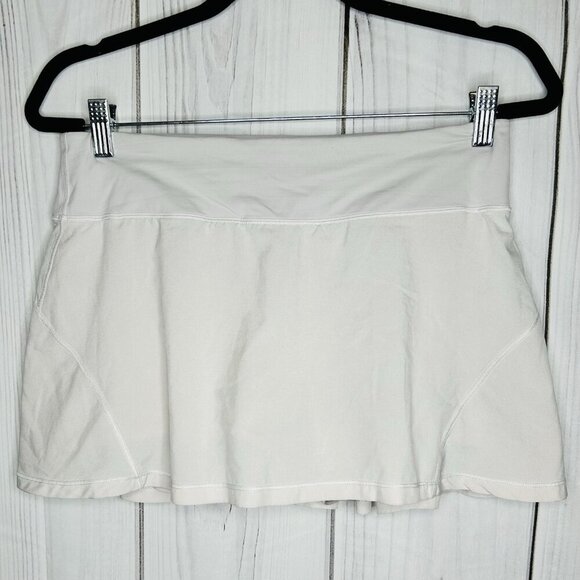 Lululemon Circuit Breaker Skirt Women’s Size 6 Regular Pleated Skort Pale Gray - Picture 1 of 9